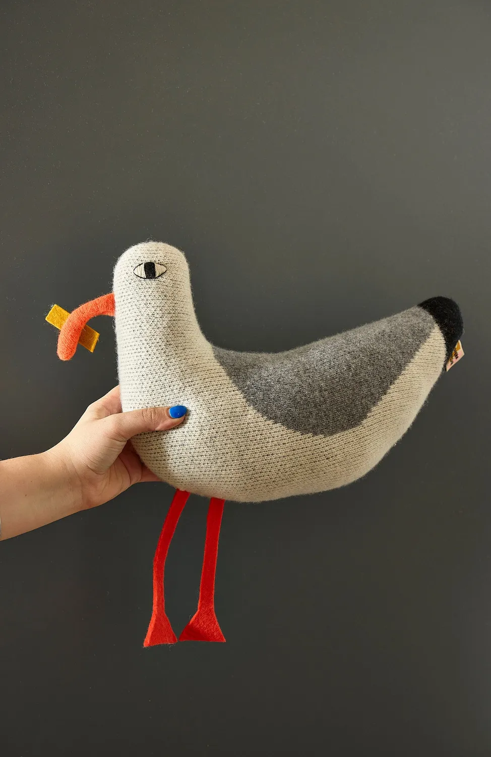 Donna Wilson Salty Seagull Kuscheltier Lammwolle 35cm