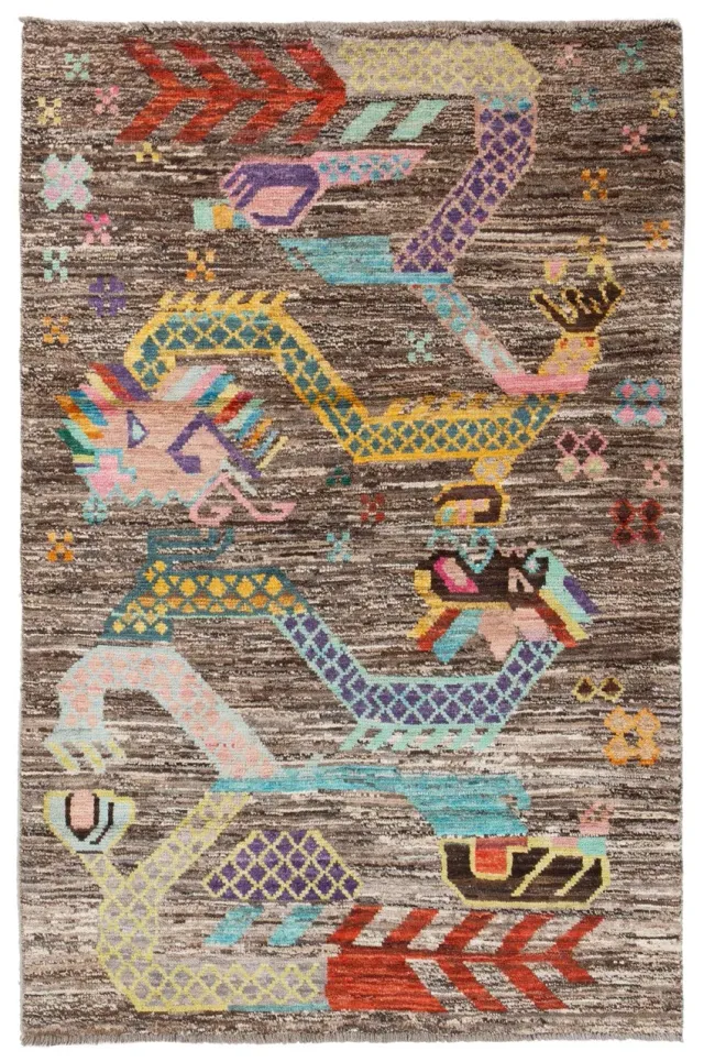 Taimany 8273491 Teppich 186x122cm handgeknüpft
