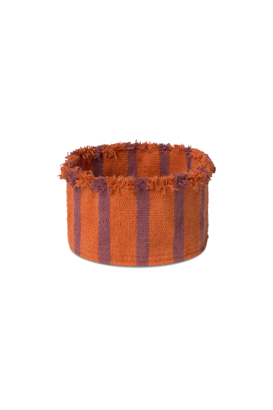 Lorena Canals Korb Klein Terracotta 20x10cm mit Fransen