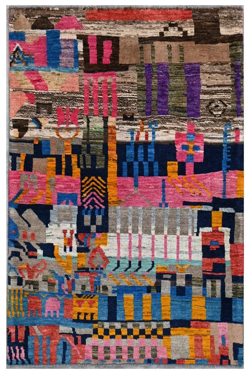 Amini Taimany 8275367 Teppich 186x116cm handgekünüpft