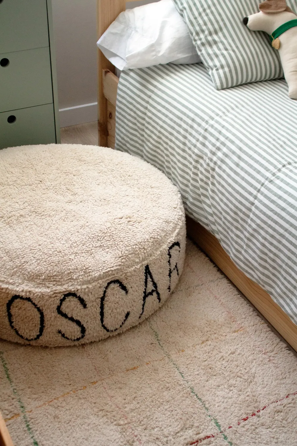Lorena Canals Custom Pouf Name Sitzpouf 45x20 personalisiert