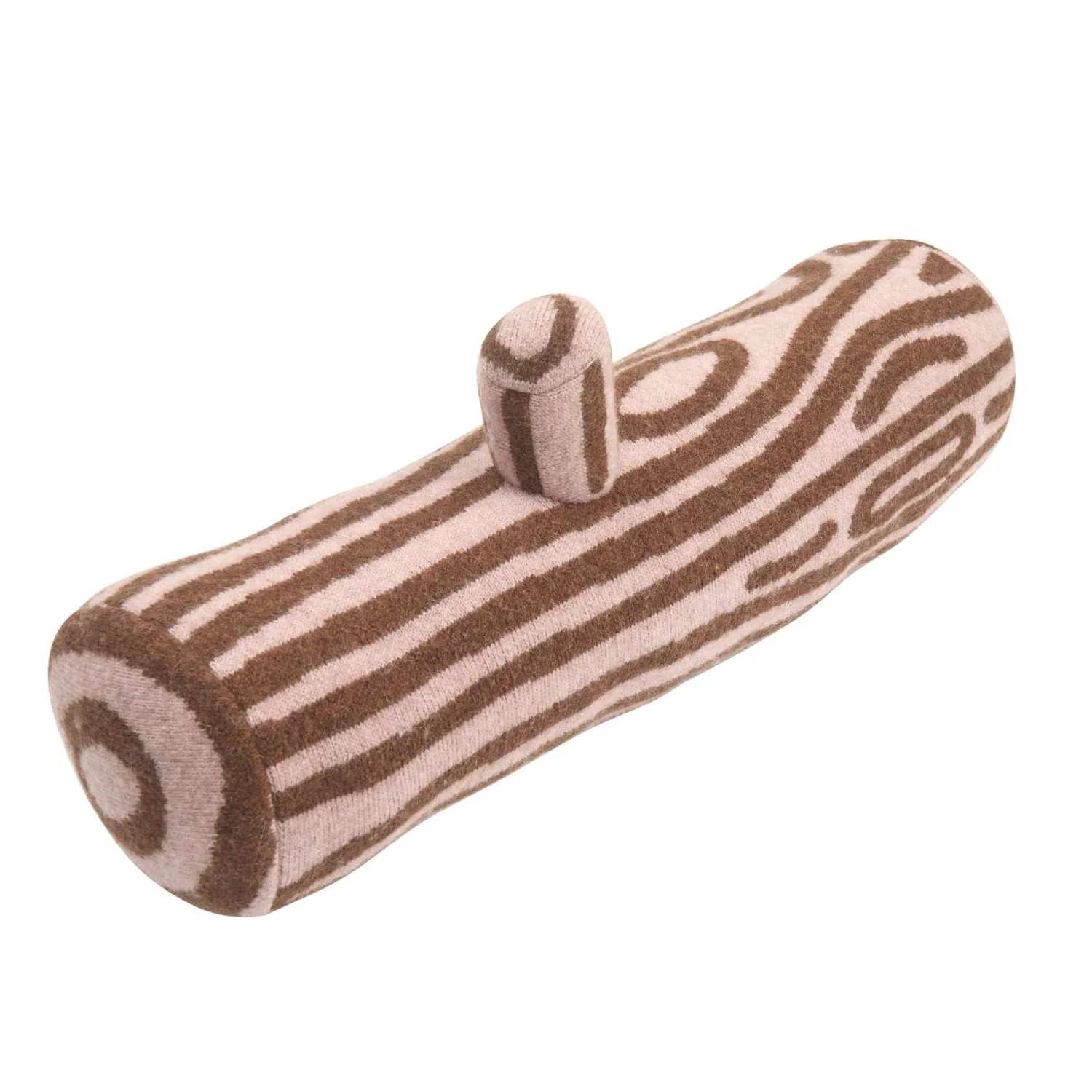 Donna Wilson Log Bodenkissen 72cm Lammwolle braun