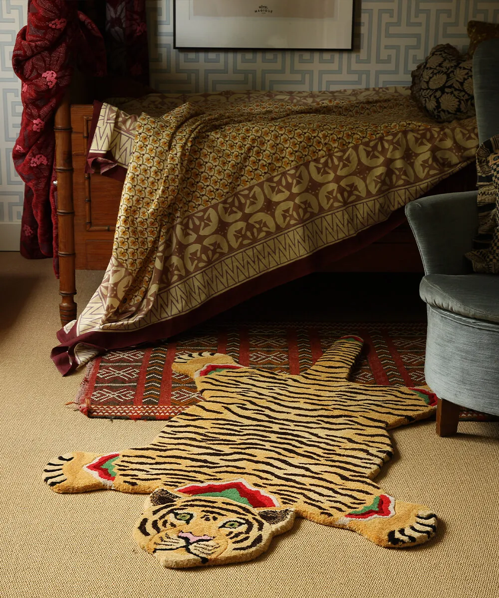Doing Goods Babul Bombay Tiger Teppich Large Wolle