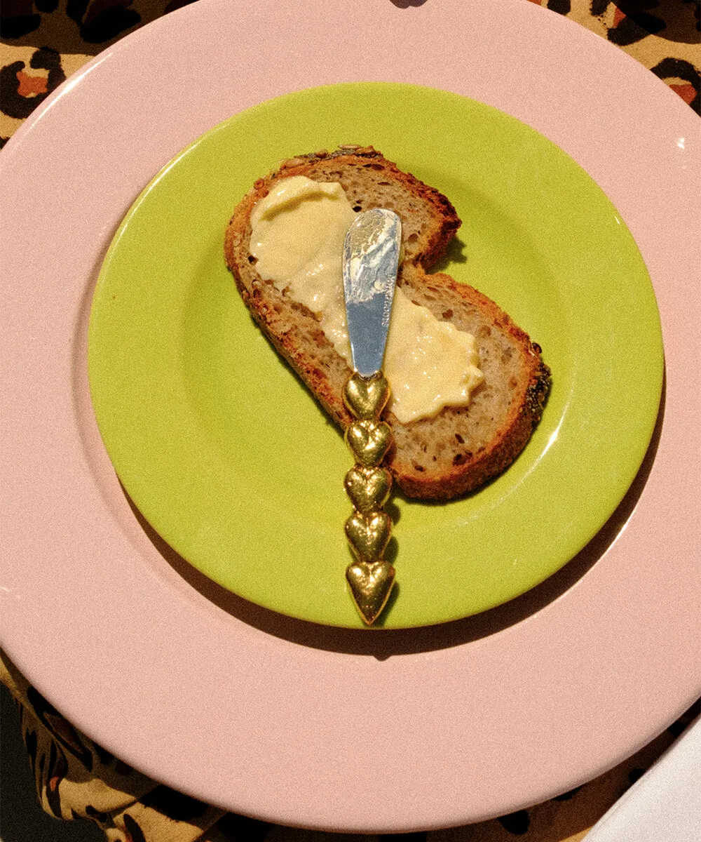 Doing Goods Holly Herz Buttermesser Messing Edelstahl