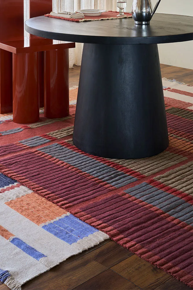 Lorena Canals Columns Sienna Teppich 170x240 Wolle geometrisch