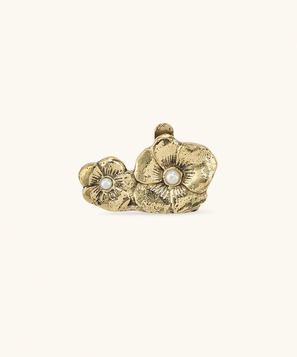 Doing Goods Zoey Fleur Tischkartenhalter Messing 5cm
