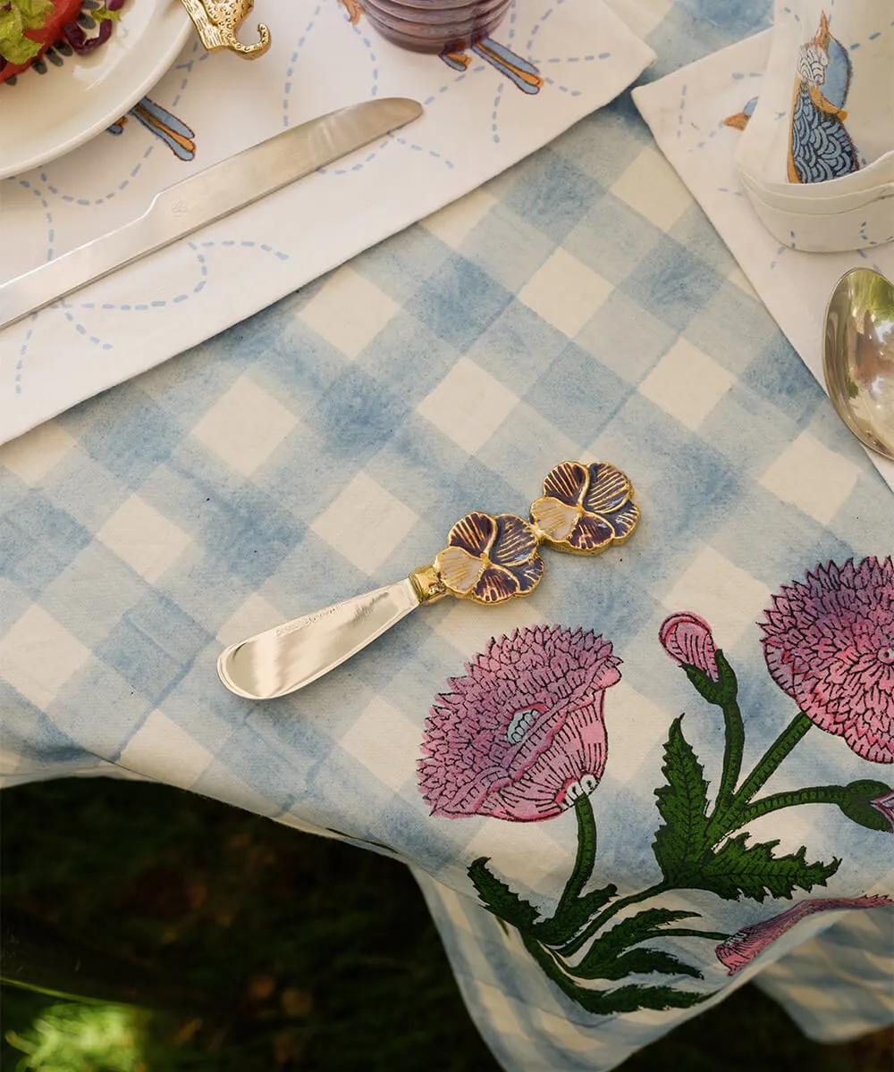 Doing Goods Valery Violet Buttermesser 13,5cm floral