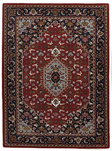 THEKO Royal Persian Teppich Rot 40x60 Schurwolle