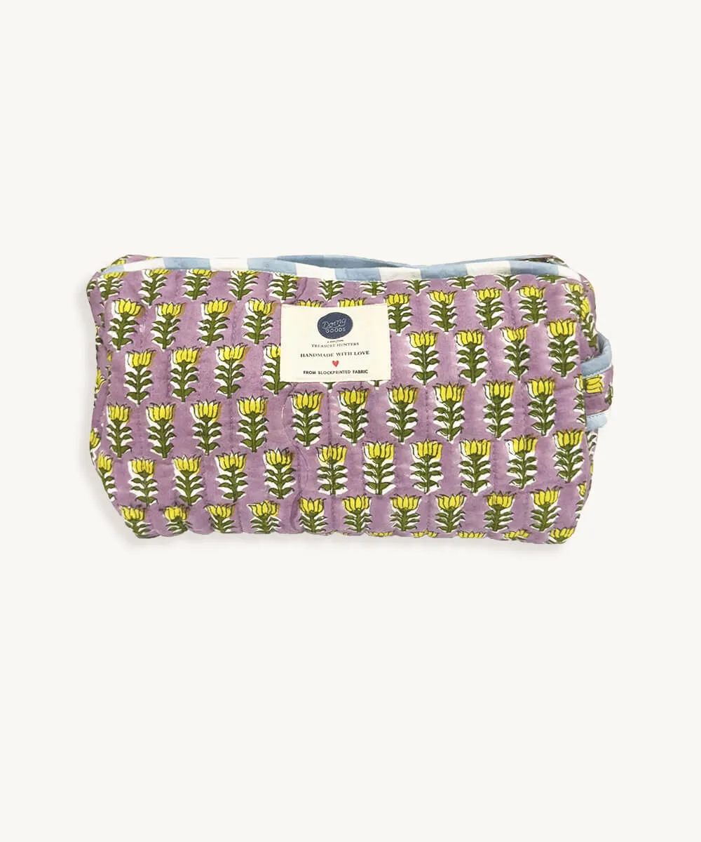 Doing Goods Nova Grande Kosmetiktasche Baumwolle floral