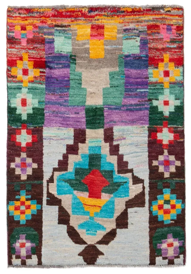 Amini Taimany 8281038 Teppich 117x80cm handgeknüpft