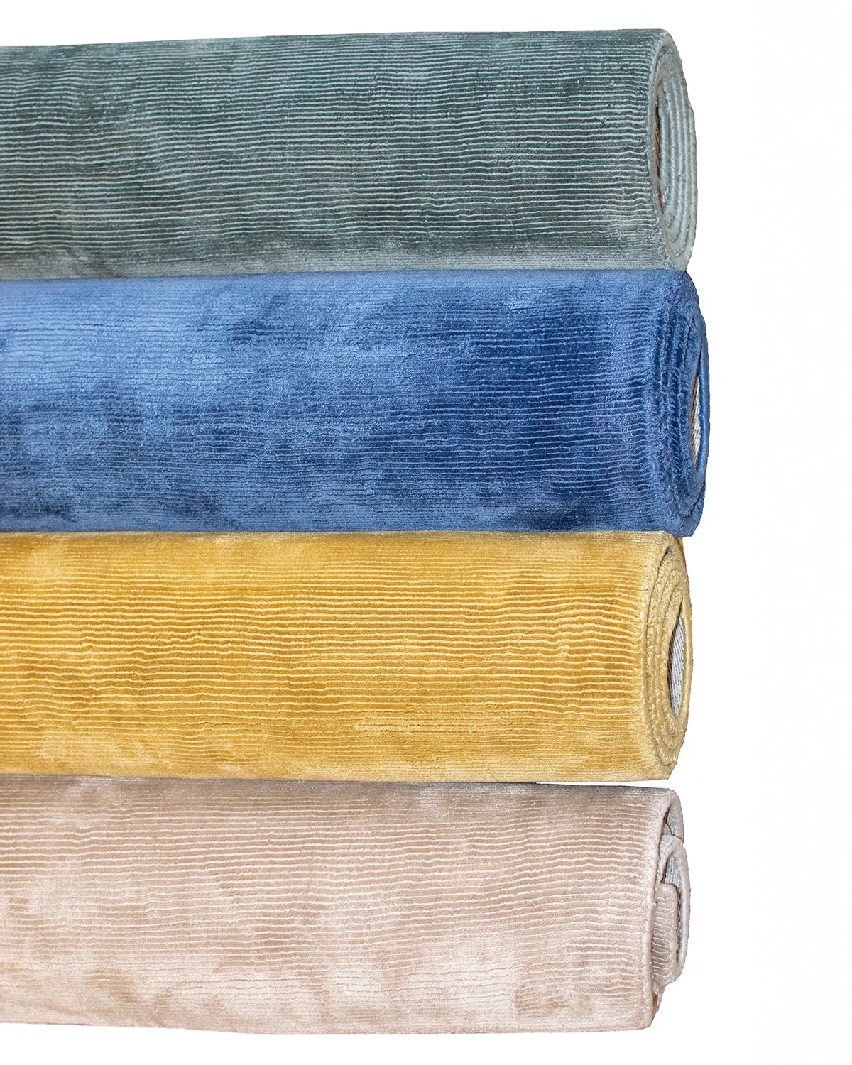 HC Interior Rugs Larvik 1960-090 Teppich Blau 200x290 Viskose