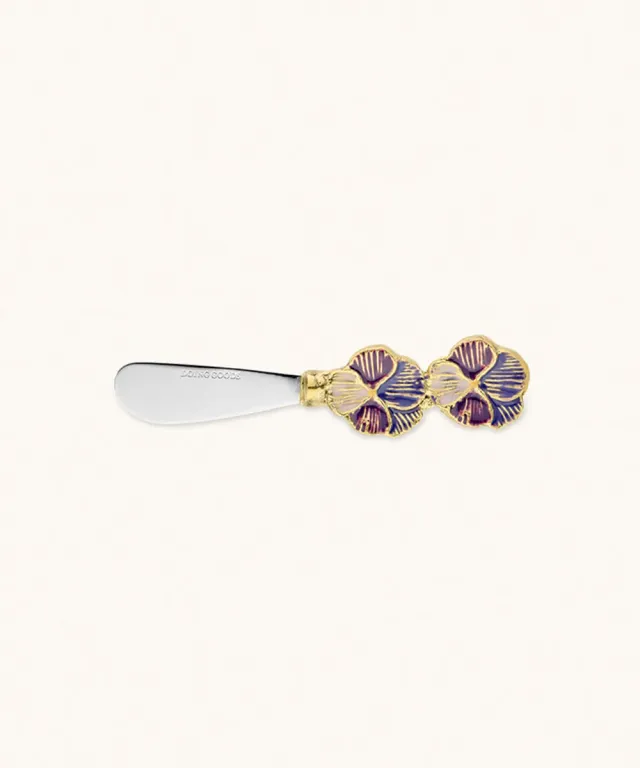 Doing Goods Valery Violet Buttermesser 13,5cm floral