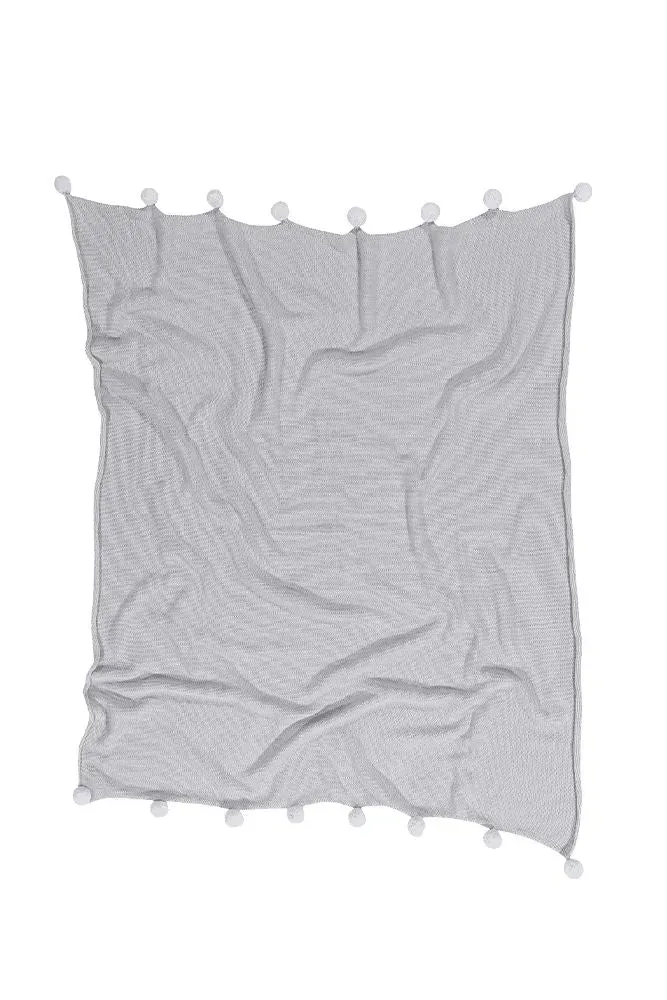 Lorena Canals Bubbly Babydecke 100x120 hellgrau Baumwolle