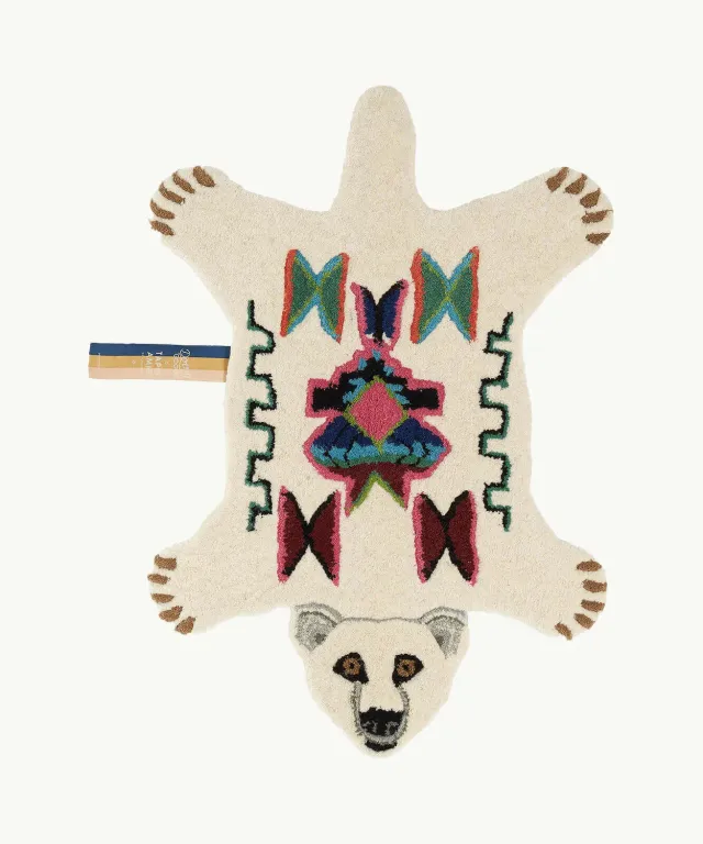 Doing Goods Kasbah Polar Bear Teppich Small Wolle