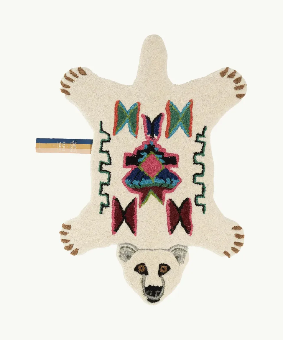 Doing Goods Kasbah Polar Bear Teppich Small Wolle