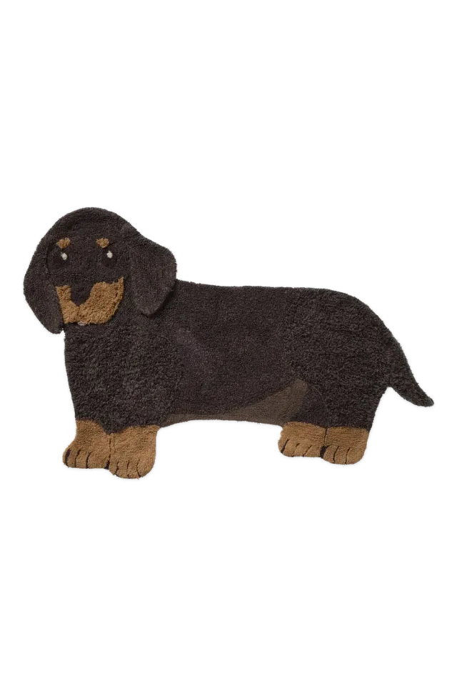 Lorena Canals Jack the Dog Teppich 150x110 cm waschbar