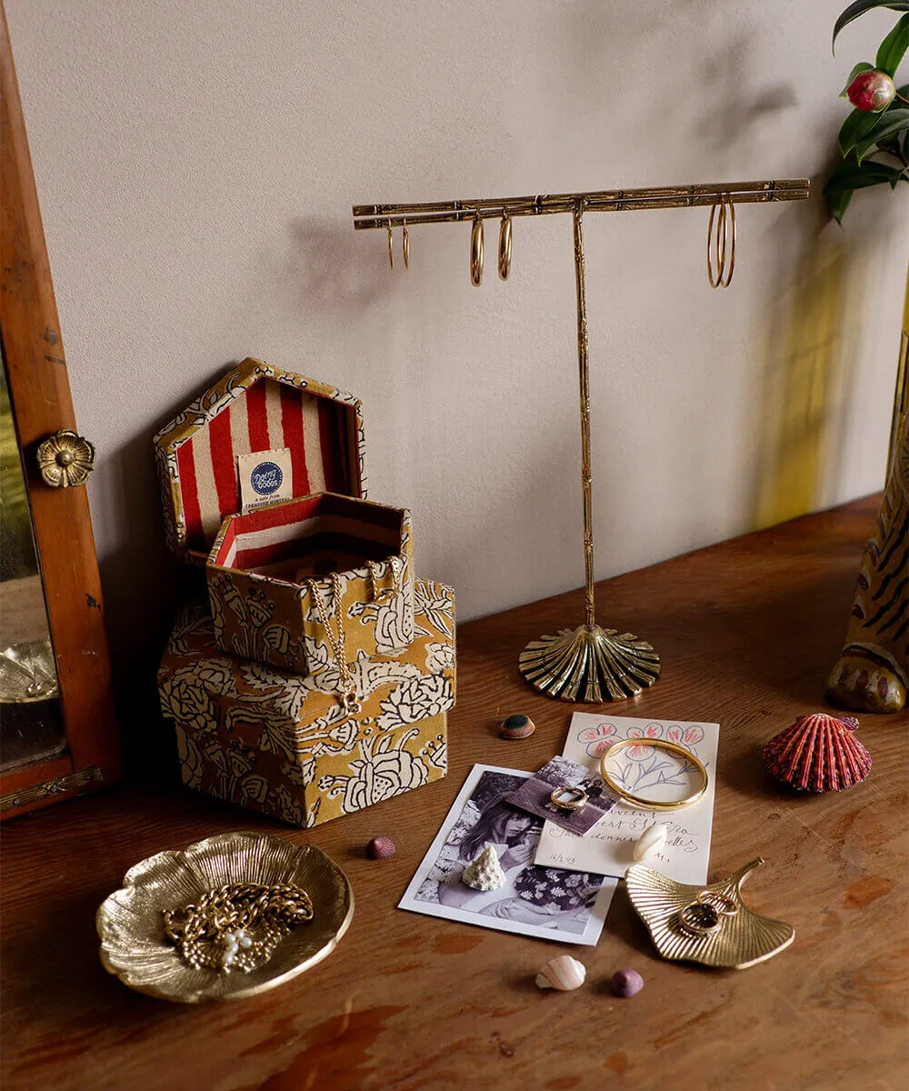 Doing Goods Botanical Hexagon Aufbewahrungsboxen Set