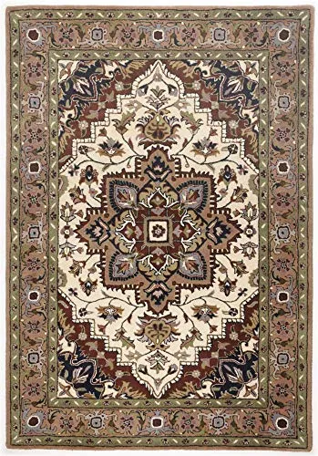 THEKO Royal Heriz Teppich Rot 70x270 Schurwolle