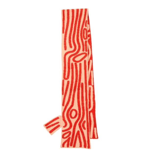 Donna Wilson Log Inferno Schal Lammwolle 191cm