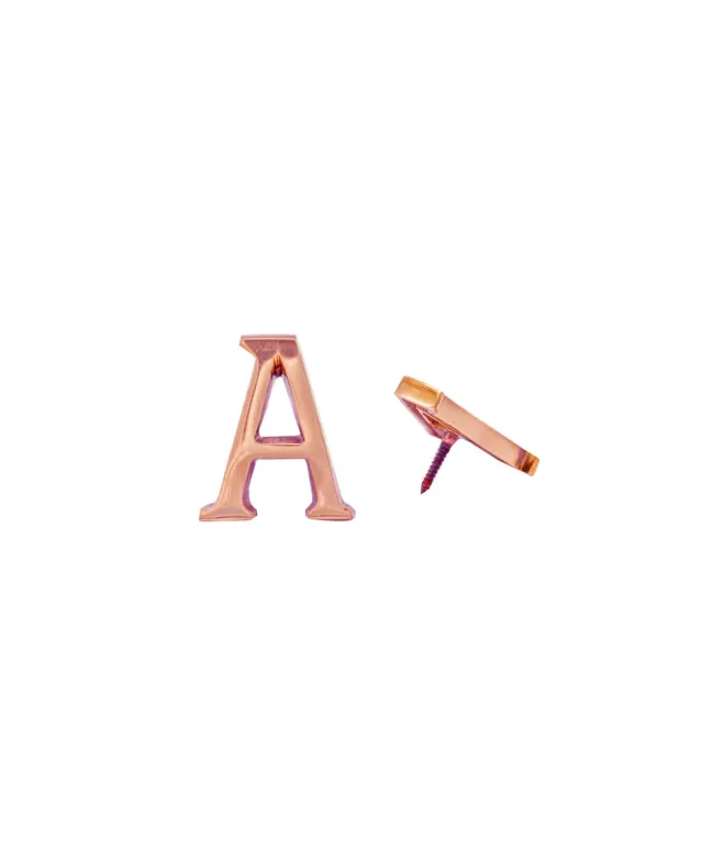 Doing Goods Lettre A Deko-Buchstabe Messing Kupfer