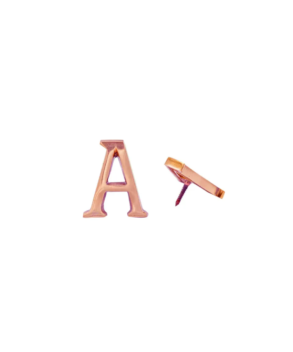 Doing Goods Lettre A Deko-Buchstabe Messing Kupfer
