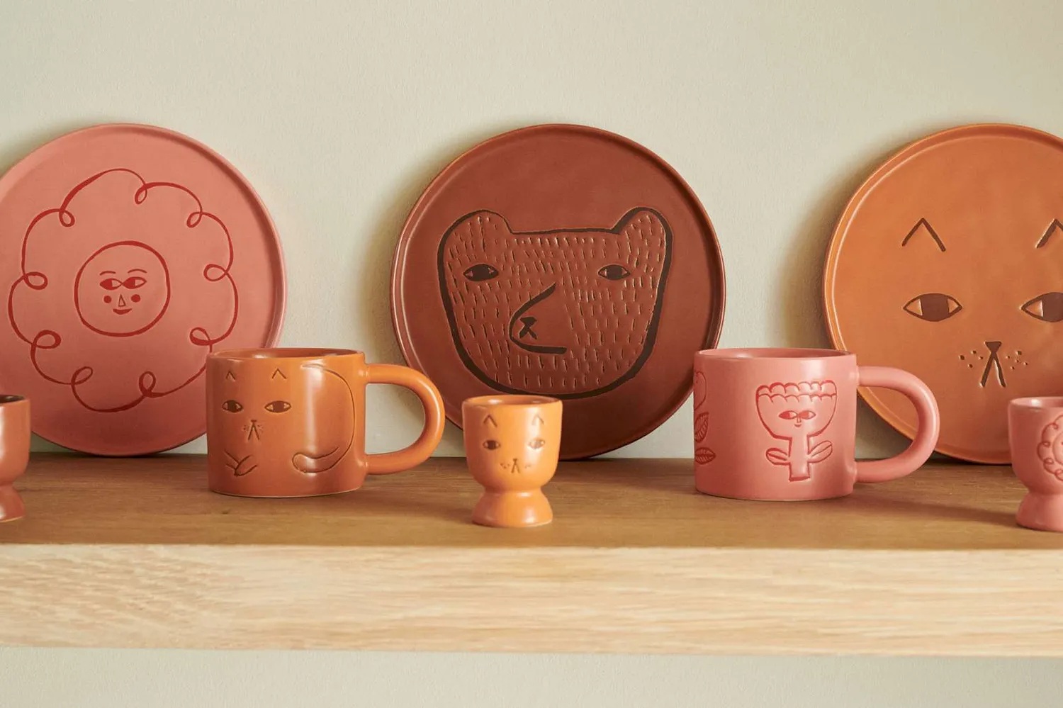 Donna Wilson Bear Plate Teller 21cm Steinzeug Bär