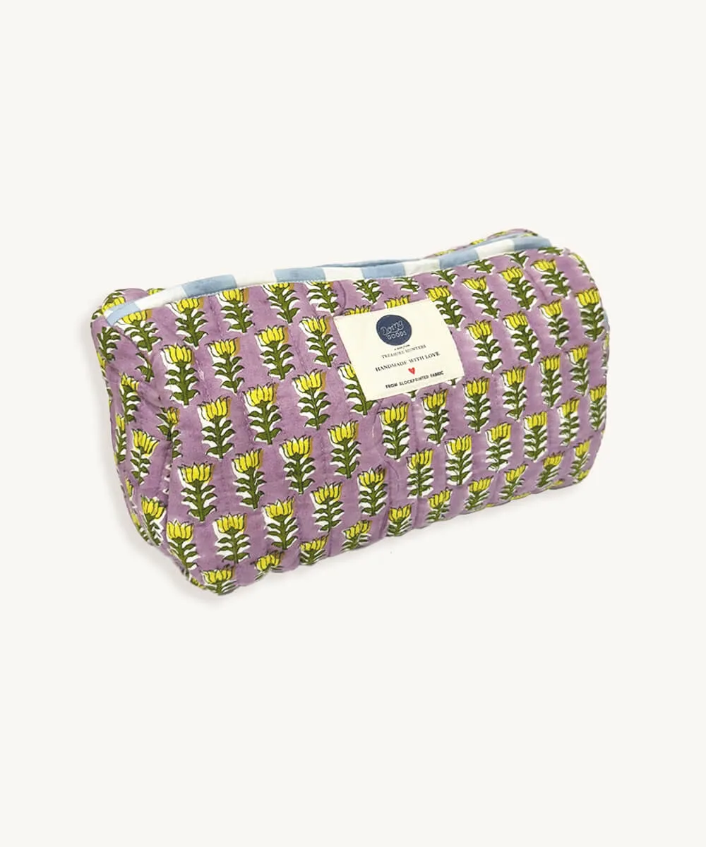 Doing Goods Nova Grande Kosmetiktasche Baumwolle floral