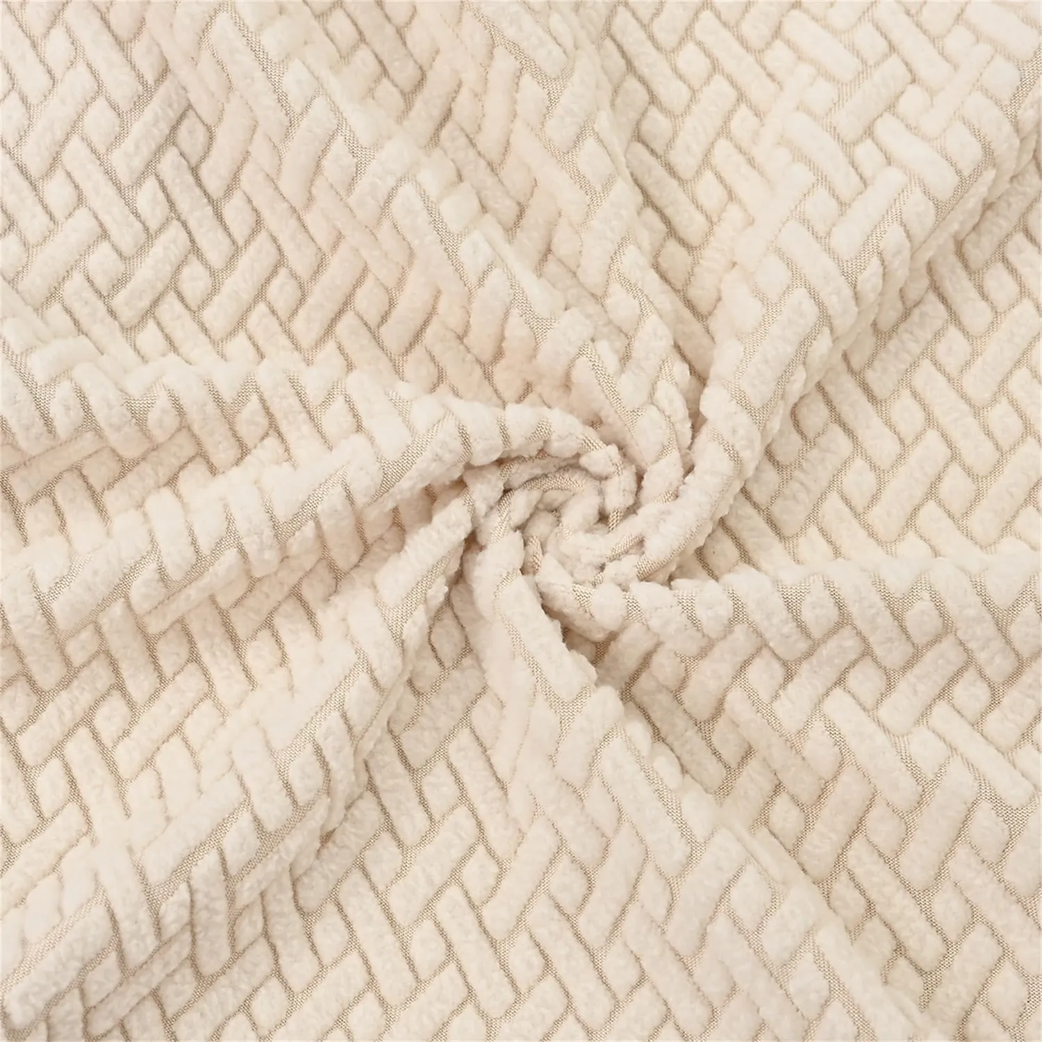 HonunGron Sofakissenbezug 3 Sitzer Beige wasserdicht