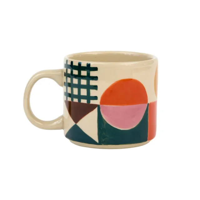 Donna Wilson Glypha Tasse Steinzeug geometrisch