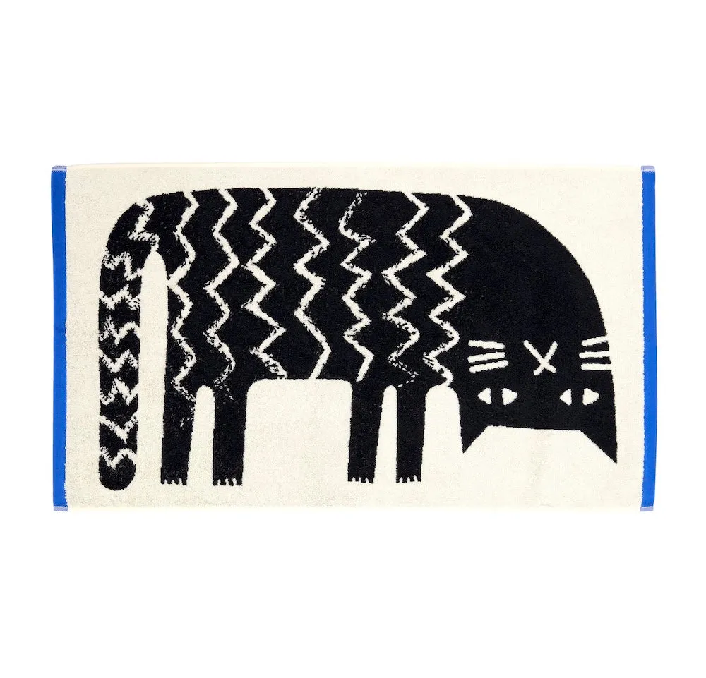 Donna Wilson Lazy Cat Handtuchset 4-teilig Baumwolle