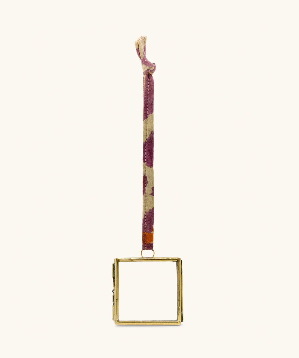 Doing Goods Mini Pink Leopard Bilderrahmen 5,5 cm Messing