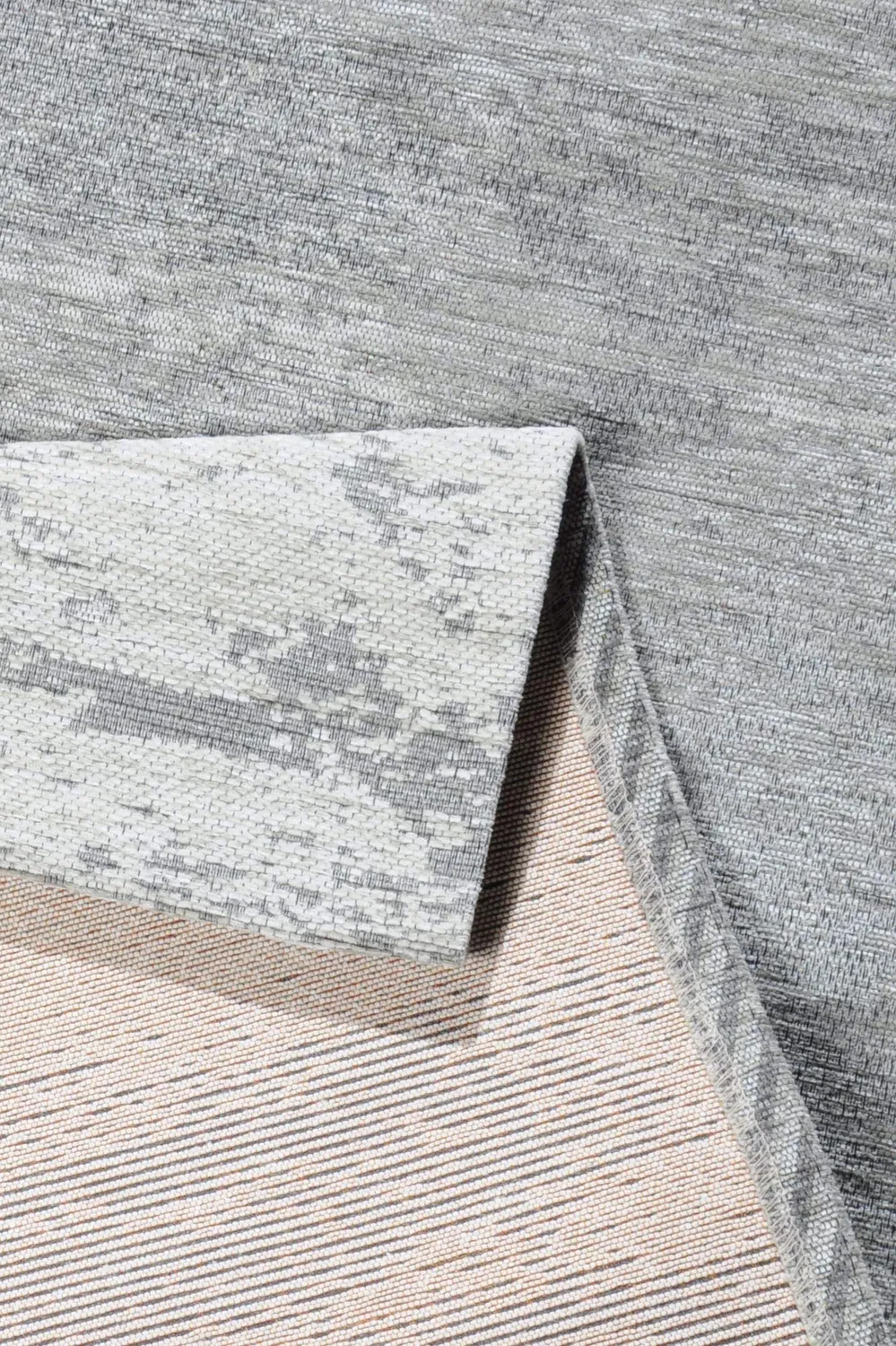 THEKO Heritage Teppich Baumwollmix flach waschbar