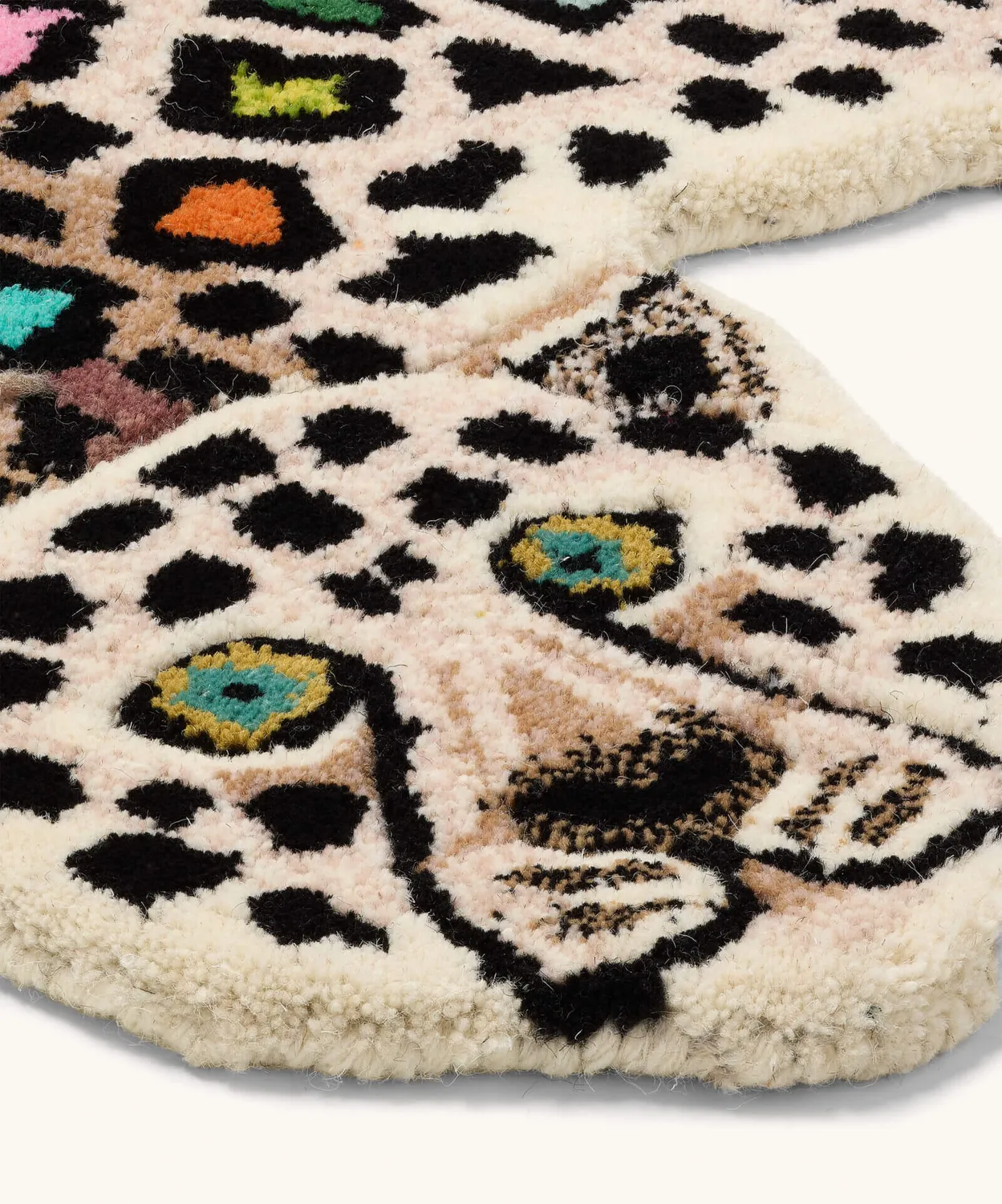 Doing Goods Disco Leopard Teppich Small Wolle