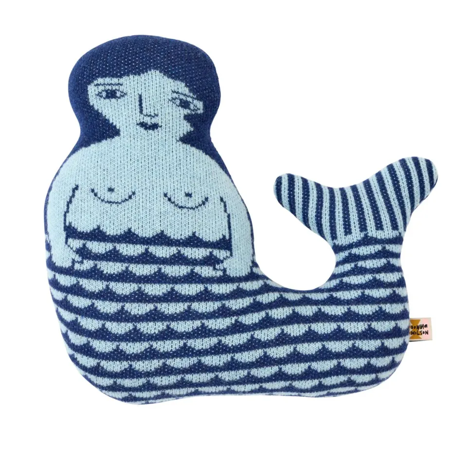 Donna Wilson Mermaid Kissen Lammwolle 35x45cm