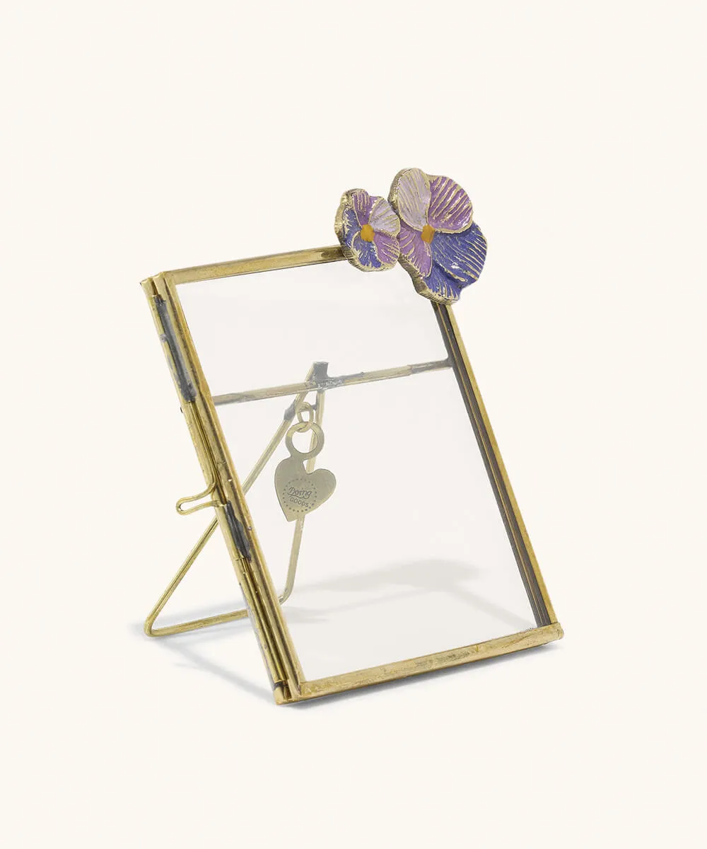 Doing Goods Valery Violet Polaroid Bilderrahmen Gold