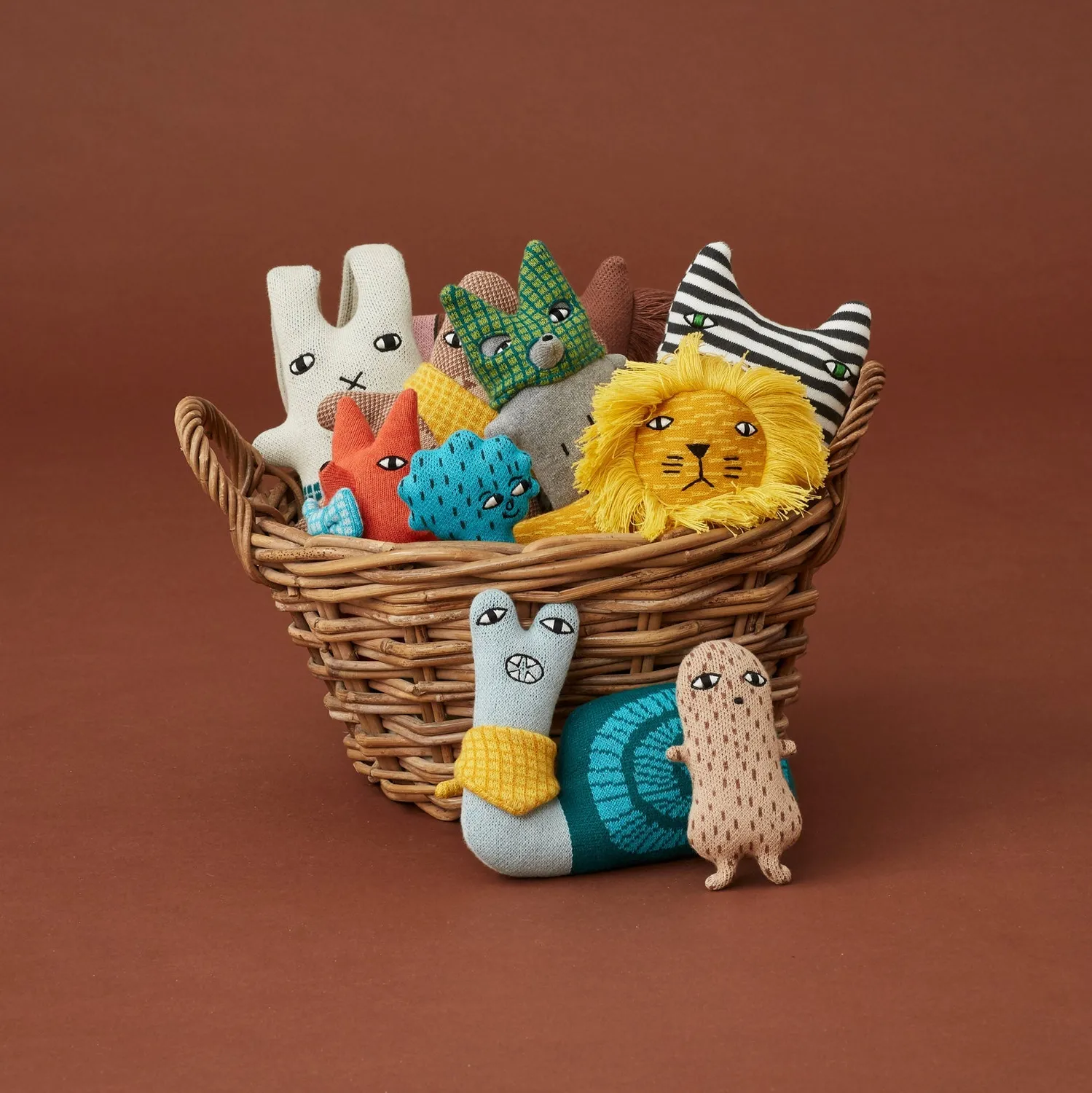 Donna Wilson Wee Ones Wilfred Wolf Kuscheltier Bio