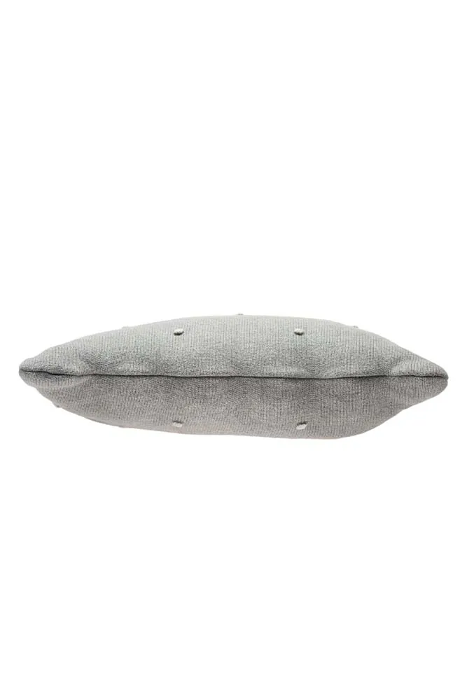 Lorena Canals Biscuit Kissen 35x25 cm Grau Strick waschbar