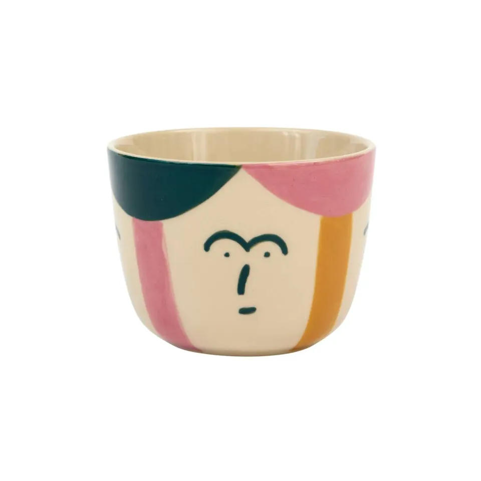 Donna Wilson Freya Tasse Steinzeug Gesicht 9cm