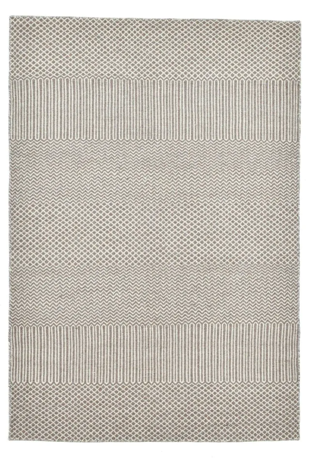 THEKO Trondheim PO-501 Teppich Natur 65x130 Wolle