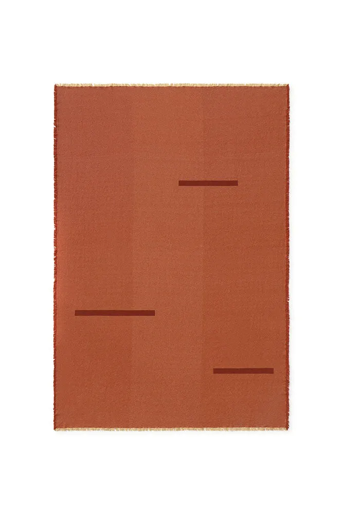 Lorena Canals Vertical Tischdecke 170x350 cm Terracotta Baumwolle