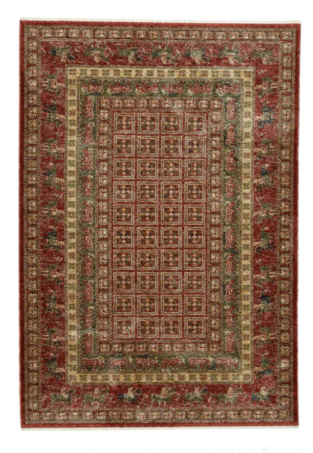 THEKO Beatrice Teppich 40x60 cm Rot Polyester