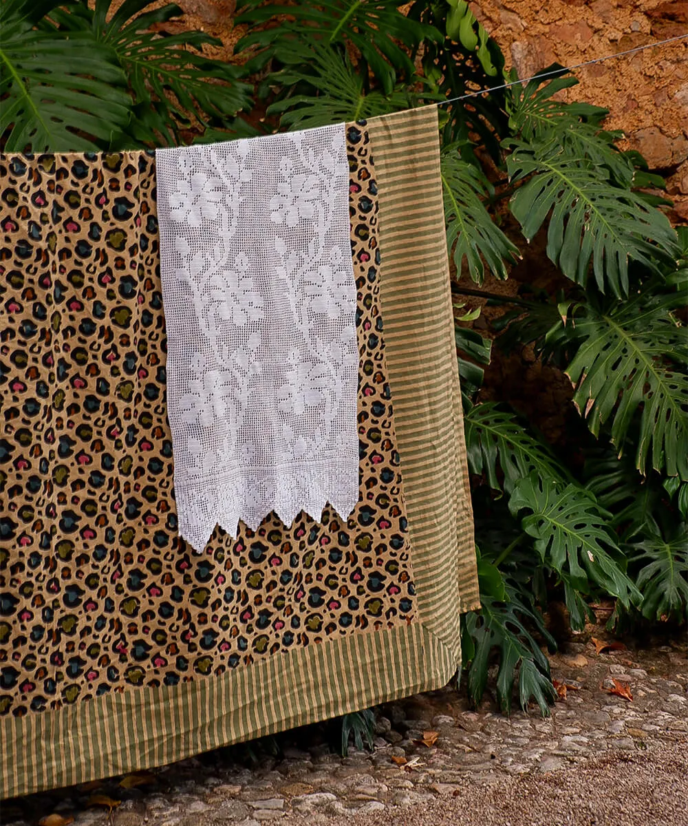 Doing Goods Disco Leopard Double Baumwolldecke 240x280