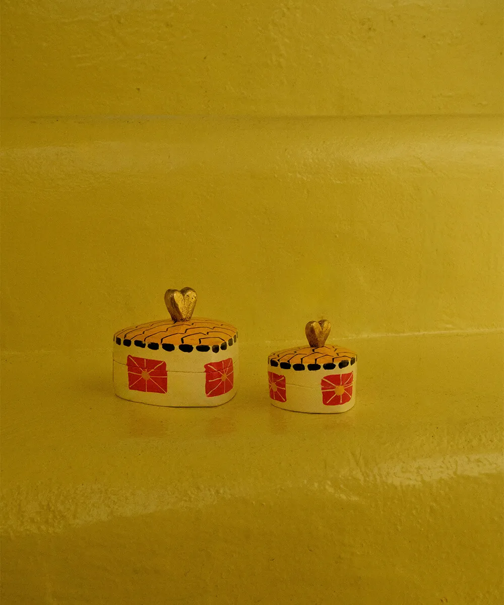 Doing Goods Erin Petite Herzdose Schmuckdose 5x5,5x3 cm