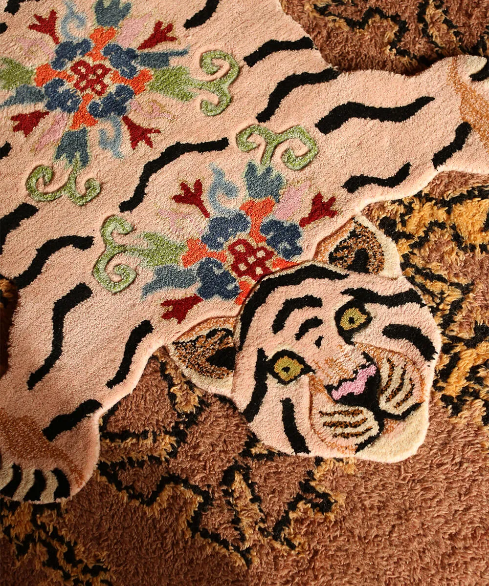 Doing Goods Mahee Majestic Tiger-Teppich Large Wolle