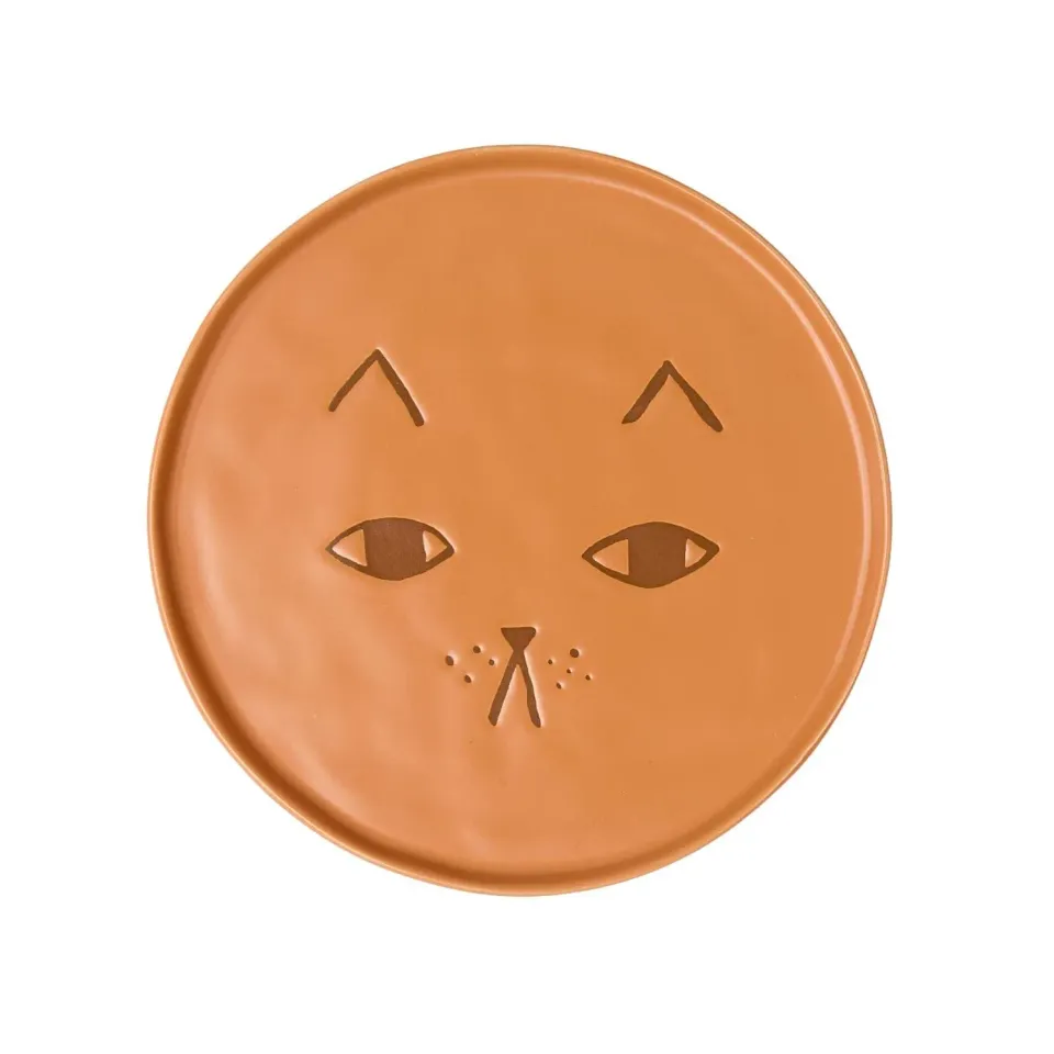 Donna Wilson Ginge Cat Teller Steingut 21 cm spülmaschinenfest