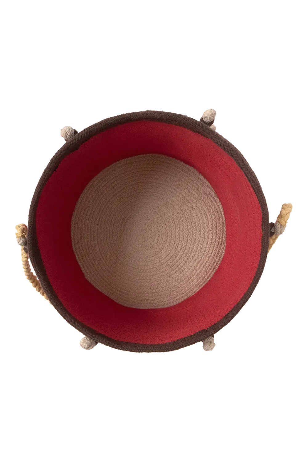 Lorena Canals Drum Korb 34x24 cm mit Deckel Baumwolle