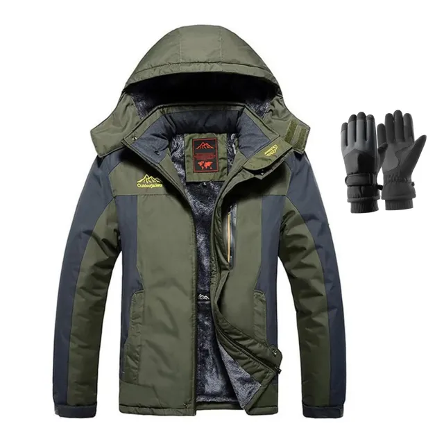 HonunGron Skijacke Herren 6XL Gefüttert Winter