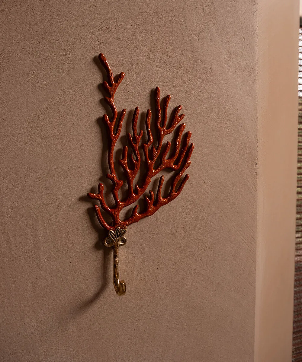 Doing Goods Ariel Coral Wandhaken Koralle Handarbeit