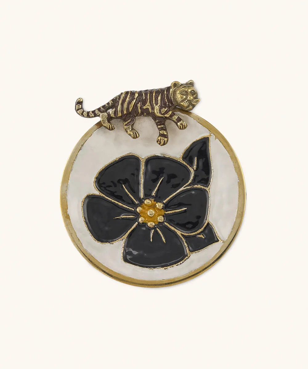 Doing Goods Lacy Tiger Schmuckschale gold 13 cm