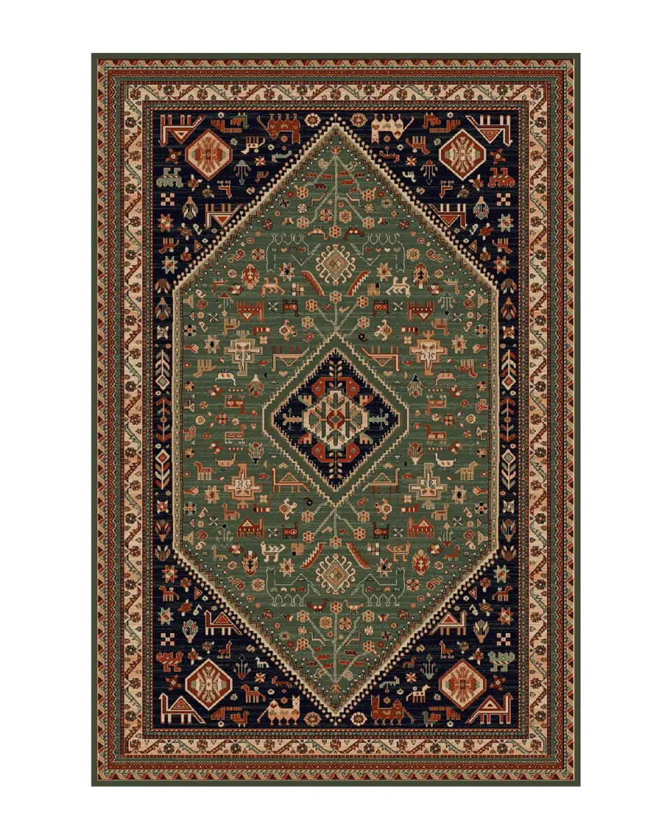 HC Interior Rugs Napoleon 43064-400 Teppich Green
